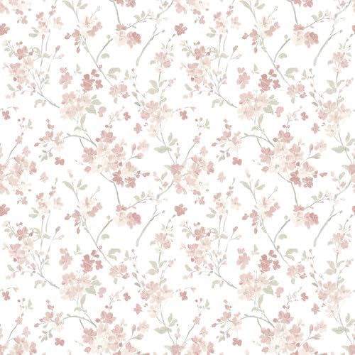 Glinda Rose Floral Trail Wallpaper
