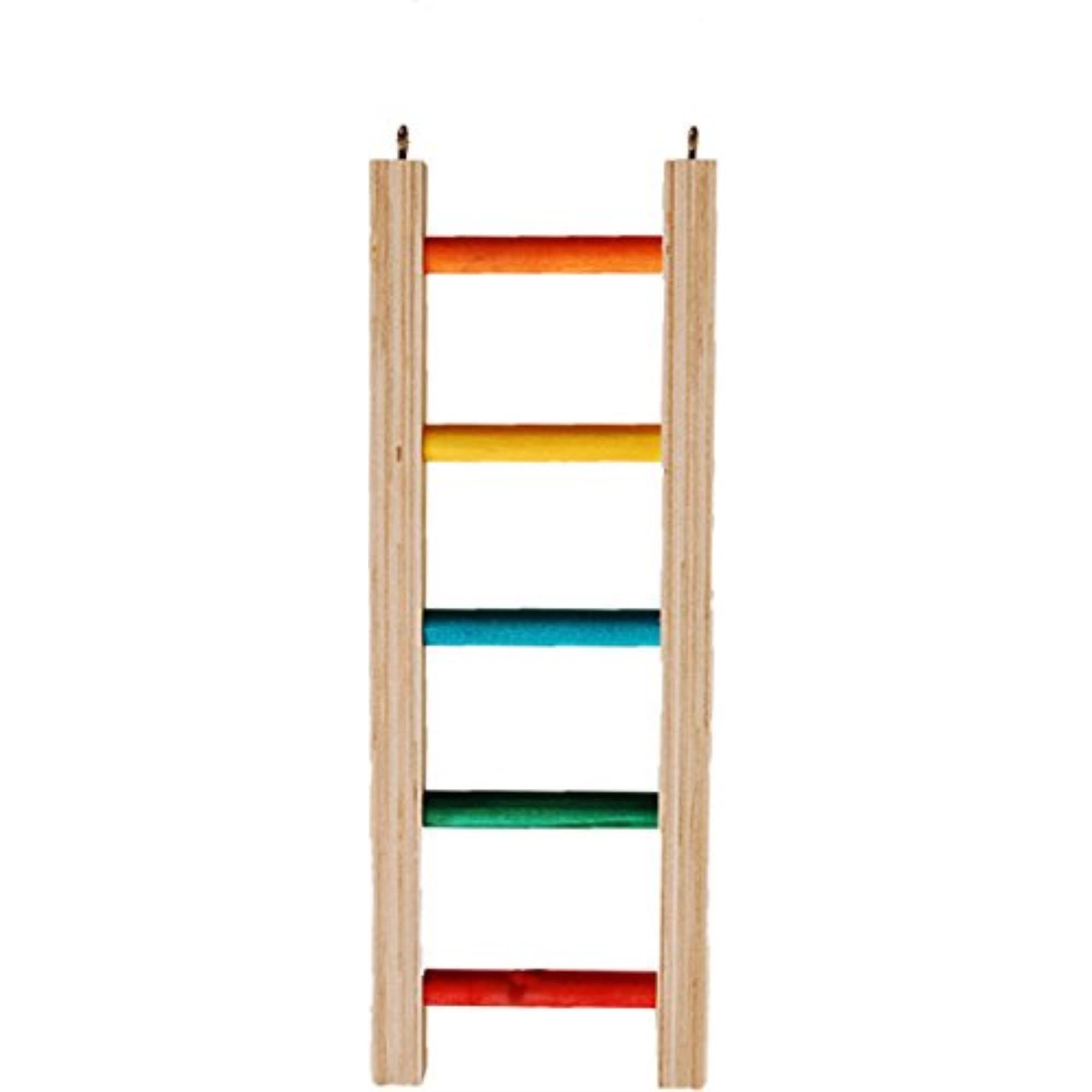 Zoo-Max Hardwood Ladder Bird Toy, 1 ft