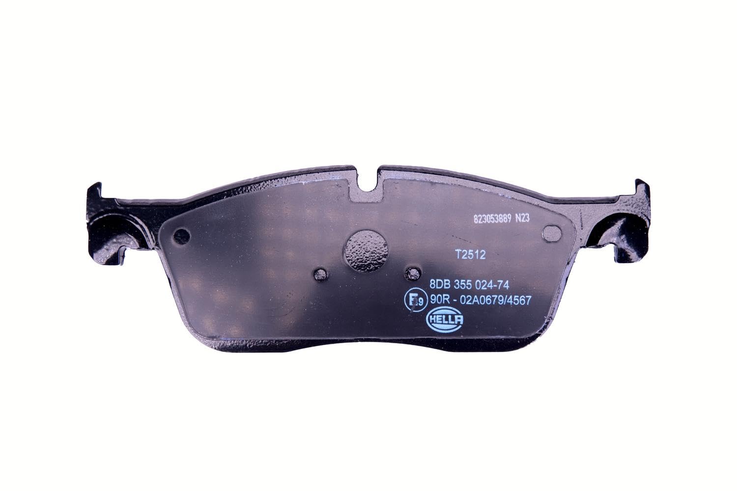 HELLA PAGID 8DB 355 024-741 Juego de pastillas de freno T2512 Sistema de frenos Teves preparado para indicador desgaste por ej. JAGUAR / LAND ROVER