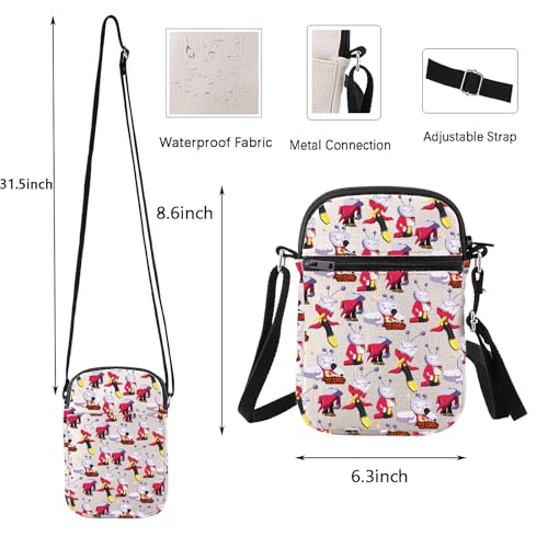 WUSUANED RPG Game Inspired Crossbody Bag Cartoon Character Gift Game Villain Gift Gaming Gifts For Gamer2