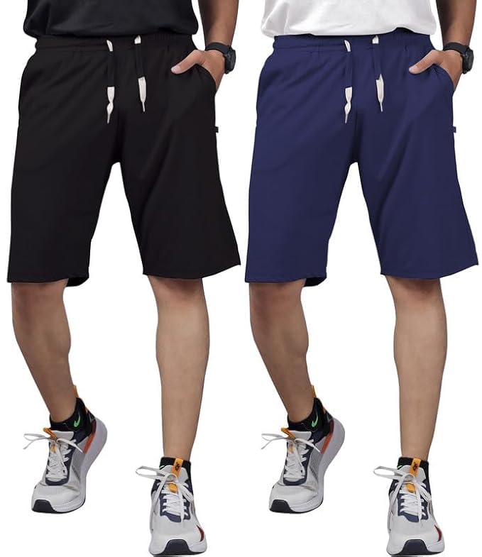 Image of QUIXEL Mens Shorts | Shorts for Men | Cotton Shorts for Men...