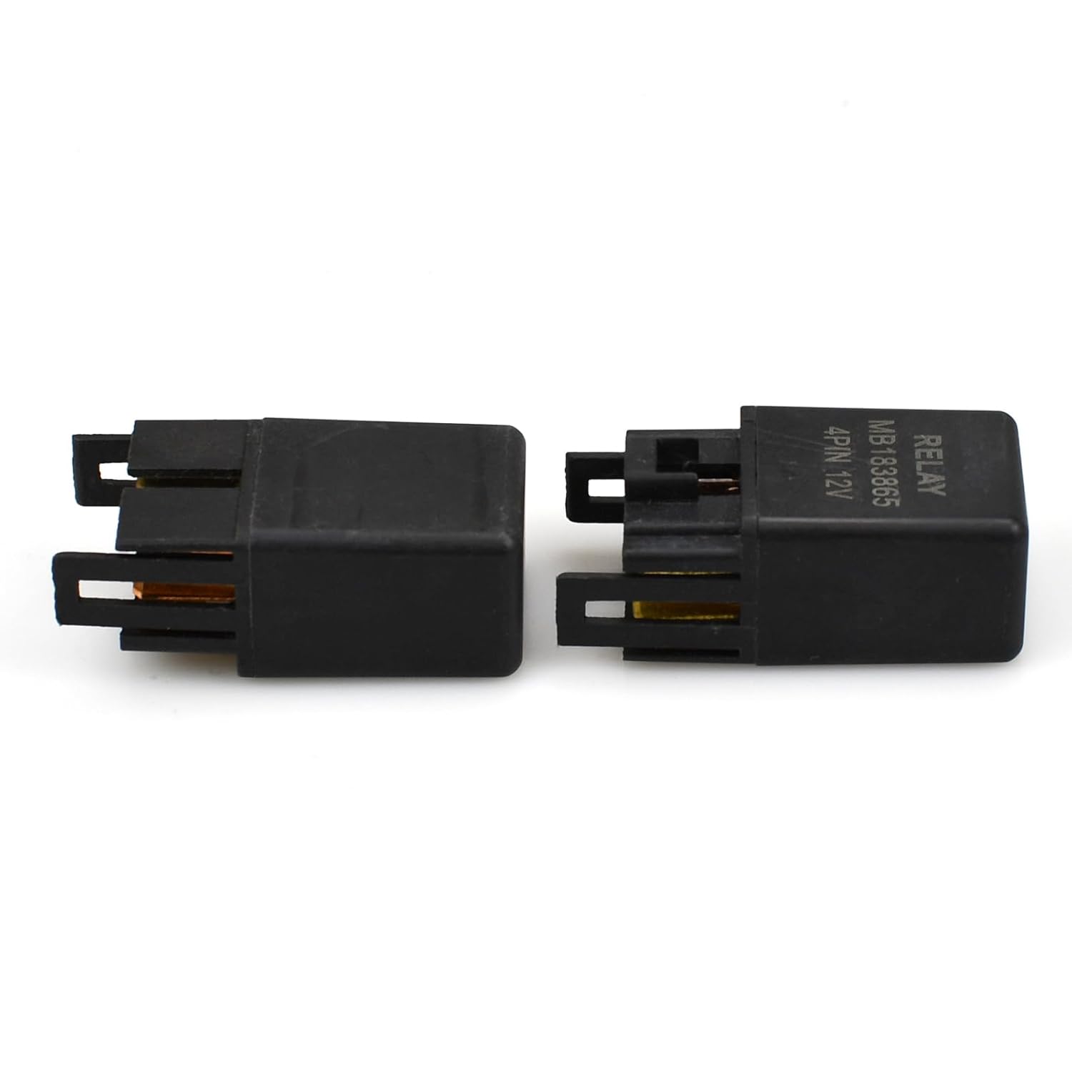 2-Pack 95220-M2000 Multi Purpose Relay,12VDC 20A 4Pins 1 Form A Quick Connect Plug in Mount Automotive Relays,for Air Conditioning Headlight Fan Supersession RTT7113 MB183865 JQ126-AER