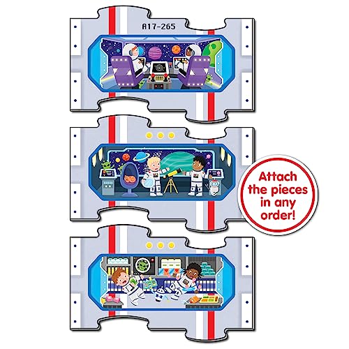 Galt Toys, Tower Puzzle - Space Shuttle, Jigsaw Puzzles for Kids 12 Piece Puzzle, Ages 2 Years Plus, Multicolor, 18cm x 108cm - Image 2