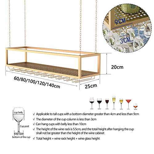 Étagère de rangement dorée haut de gamme pour bouteilles et verres - 3