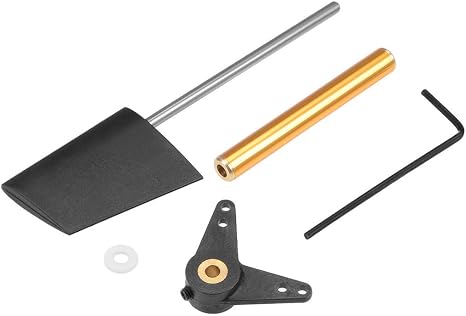 Big Rc Boat Uxcell RC Boat Rudder Kit - 7.6mm Fiberglass Pad With Servo Arm & Hardware (1 Set