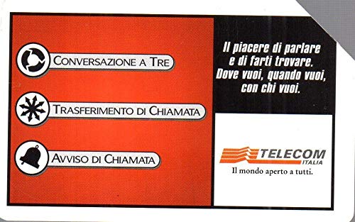  Scheda telefonica Telecom Scegli tre servizi al prezzo di due sc.12/2001 L 5.000