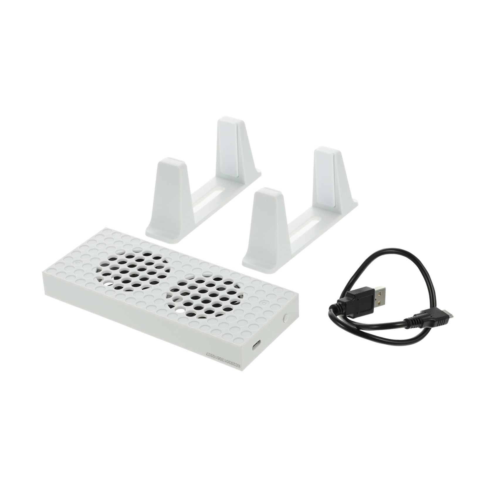 jojofuny Supporto Base Ventola Di Raffreddamento Supporto Verticale Ventola Di Raffreddamento Doppia Con Dati Di Ricarica
