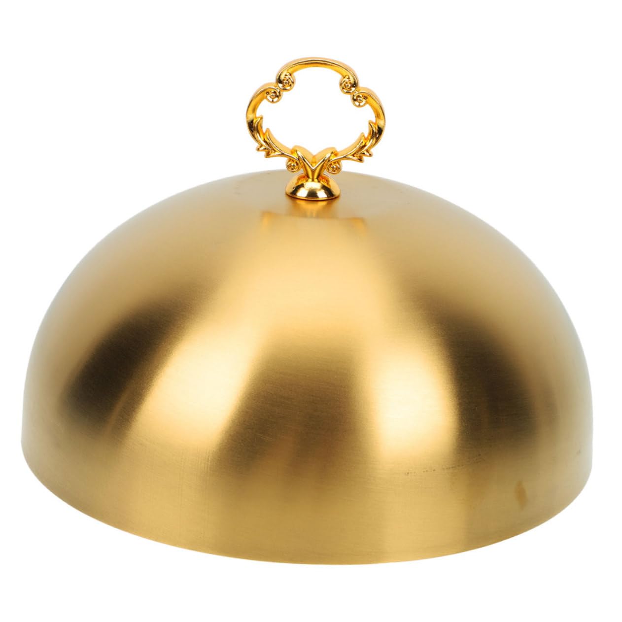 VALICLUD Cubierta Fácil de Manejar de Acero Inoxidable de Cúpula para Alimentos a Prueba de Aceite, Tapa Protectora Salpicaduras Forma Dome, 20 CM