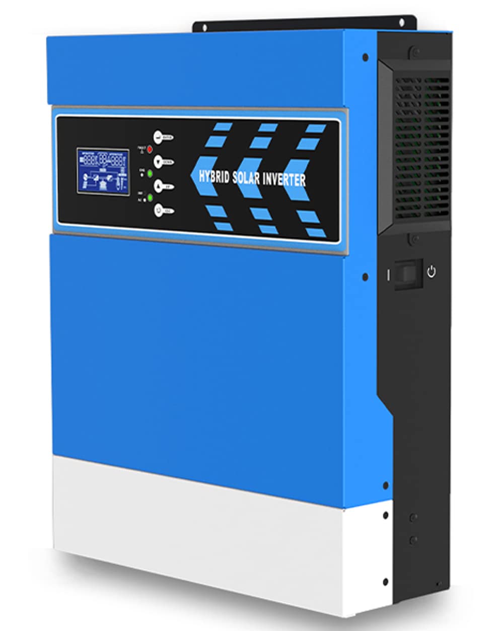 Inverter Solare da 2,4/3,2 KW, Inverter Ibrido a Onda sinusoidale Pura da 24 V 230 V CA, caricabatteria Integrato con regolatore di Carica Solare da 80 A Mppt, per Sistema di accumulo di energia Dome