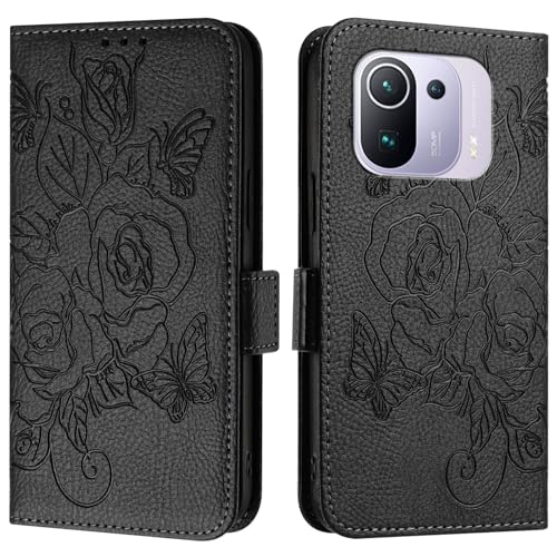 Housse Xiaomi 11 Pro étui portefeuille mince rabat cuir protection antichoc