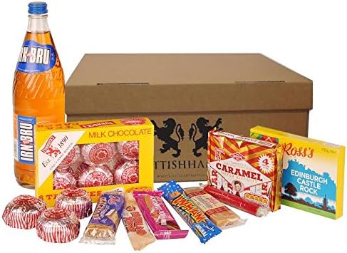 The Bairn, Scottish Tablet, fudge, biscuits & Irn Bru Food & Drink Hamper, Taste of Scotland,