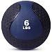 Medicine Exercise Ball with Dual Texture for Superior Grip by Day 1 Fitness - 6 Pounds - Fitness Balls for Plyometrics, Workouts - Improves Balance, Flexibility, Coordination