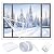 47 x 63 Inch EVA Window Insulation Kit - Heavy Duty Adjustable Film with 2 Hook & Loop Straps & 10 Thumbtacks, Reusable Thermal Insulation for Winter, Breathable Weatherproof Home Protection (S)