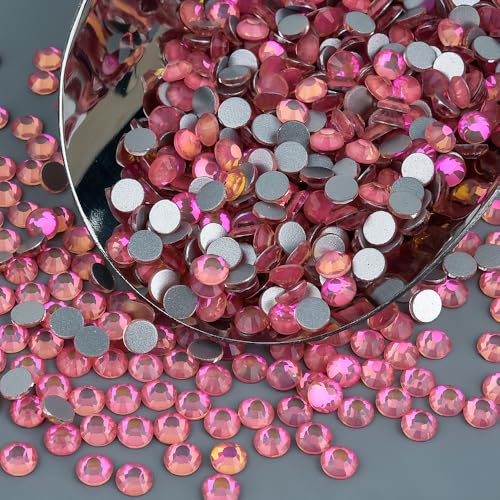 Image of Rhinestones for Crafting Gems 2mm SS6 Pink Rose Crystal 1440pcs