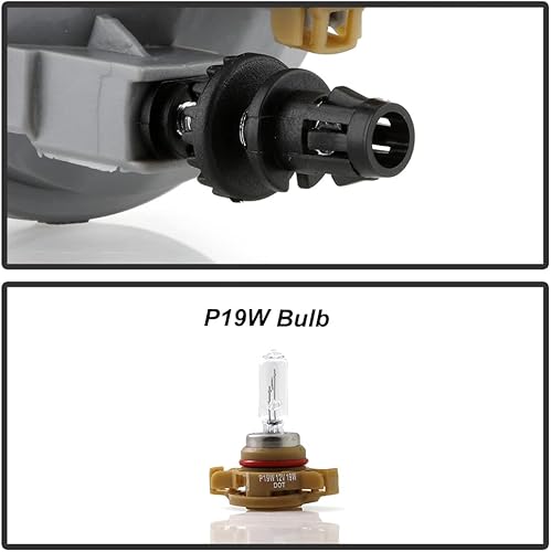 Miniatura 4 de ACANII - Para Chevy Suburban Tahoe GMC Yukon Avalanche Acadia 2007-2014 lente ahumada, luces antiniebla, conjunto de par de lámparas