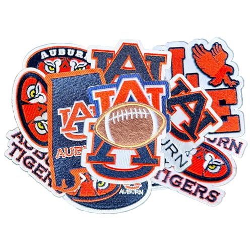 Alabama Tigers Iron on Patches, Football Patches for Jeans, T-Shirts,