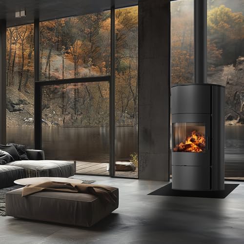 Kratki Rollo Kaminofen 10 kW Schwarz