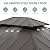 UDPATIO 10' x 12' Hardtop Gazebo, Outdoor Aluminum Gazebo with Galvanized Steel Double Roof, Permanent Metal Canopy with Curtains and Netting for Patio, Garden, Lawn, Backyard, Deck, Navy Blue