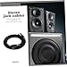TEHAUX to Audio Cable Connection for Smooth Signal Transmission Compatible with Subwoofers and Automotive Electronics Stylish Design for Reliable Audio