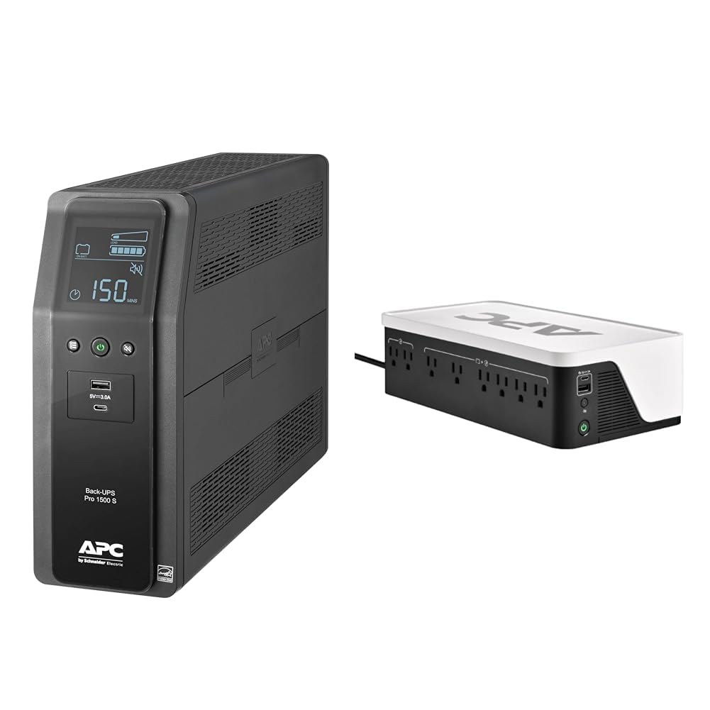 Amazon.com: APC 1500VA 900W & 900VA 540W Battery Backup Surge