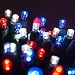 Outdoor Patriotic Lights - Red, White and Blue Lights - Patriotic Decorations, July 4 Decorations, Fourth of July Decorations (70 LED Mini Lights, 24 Ft, Red, White and Blue)