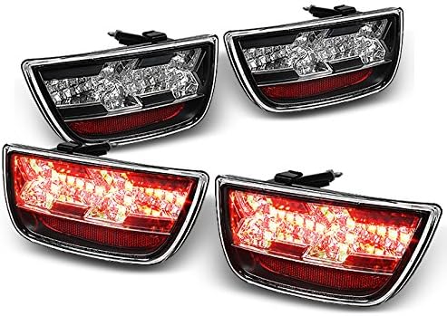 Amazon 10 13 シボレー カマロ ブラック リアフルled テールライト ブレーキランプ 交換用ペア 4個 左右 ブレーキ テールランプ 車 バイク Amazon 10 13 シボレー カマロ ブラック リアフルled テールライト ブレーキランプ 交換用ペア 4個 左右 ブレーキ テールランプ 車 バイク