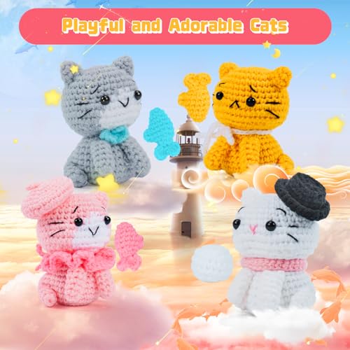 Kit de crochet débutant avec vidéo pour réussir son premier chat - 7