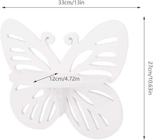 Miniatura 2 de Estante de la decoración del hogar, estante de la pared del estante del almacenamiento de la forma de la mariposa decoración del hogar del estilo