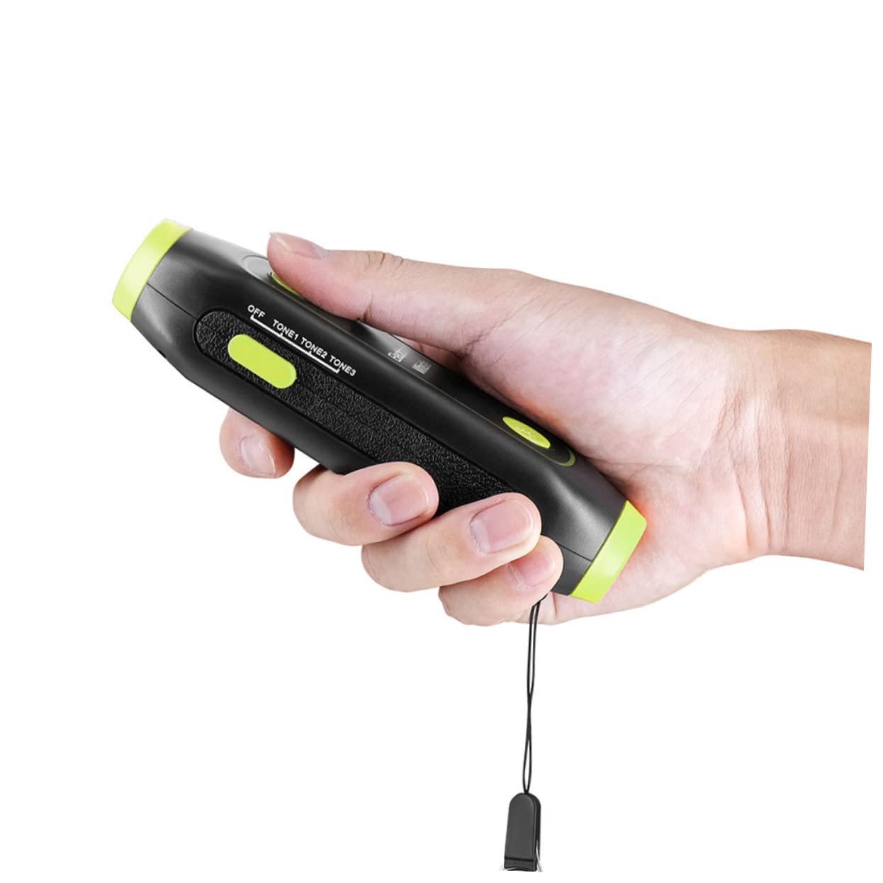 Fischietto Elettronico per Allenatori ad Alto Volume con Laccio | Verde, Abs con Componenti Elettronici e Magnete, Segnale Esterno, Uso Addestramento Pet e Marina