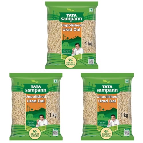 Image of Tata Sampann Unpolished Urad Dal (Split), 1kg (Pack of 3)