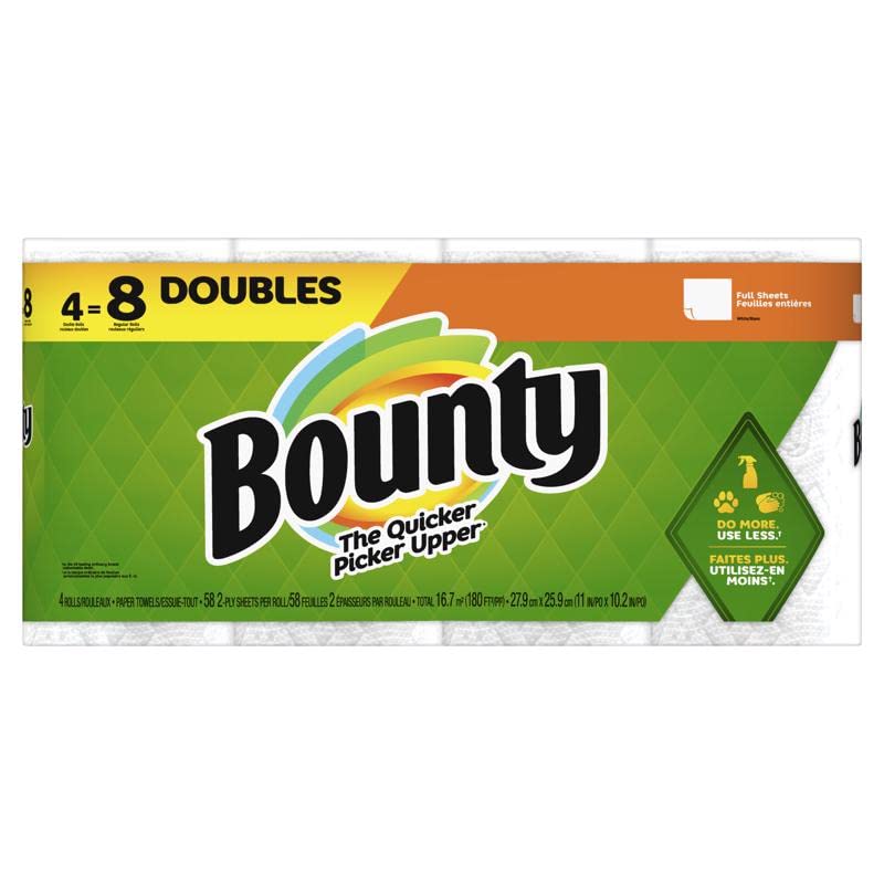 Bounty Paper Towels 64 sheet 2 ply 4 pk - Case Of: 6;6