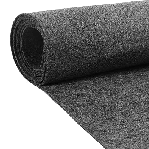 MODIGT 40 by 70 Underfelt Carpet for RV Boat Truck Speaker Box Door Liner Desk (Mid Gray)