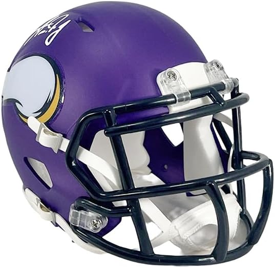 Aaron Jones Signed Speed Mini Football Helmet (Beckett)