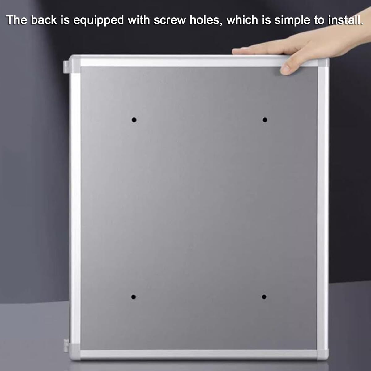 Armoire à clés murale en aluminium avec 48 crochets pour hôpitaux, hôtels et usines, grande capacité et durable