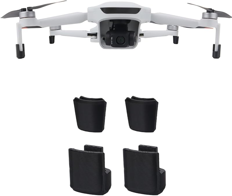 Landing Gear for Potensic Atom 3, Extended Kit Height Extensions Quick Release Holder Mount Set Drone Accessories (2mm) (Black)