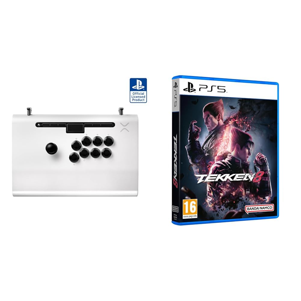 PDP VICTRIX PS5 PRO FS FIGHTSTICK WHITE + Tekken 8 PS5 (Standard Edition)