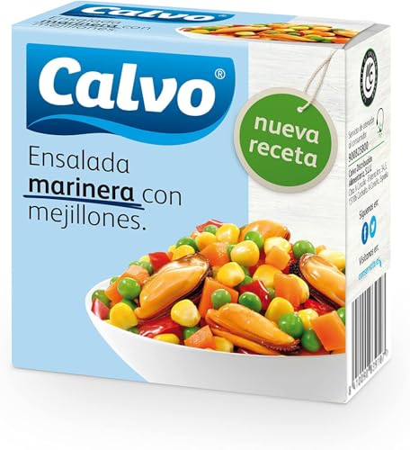 Calvo Ensalada Marinera con Mejillones 150g (Paquete de 6)