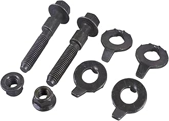 2Pcs 16mm Adjustable Camber Correction Alignment Kit for Front Wheels Cam Bolts for Chevrolet for Ford for Honda for Buick for Cadillac for Kia 81280