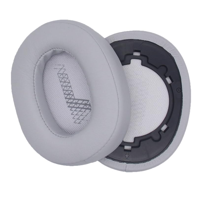 Image of INF Replacement Earpads Cushions for JBL Live 500BT On-Ear Headphone, 1 Pair Ear Pads with Soft Memory Foam with Premium Protein Leather, Noise Isolating Earpads(Grey)