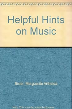 Hardcover Helpful Hints on Music Book