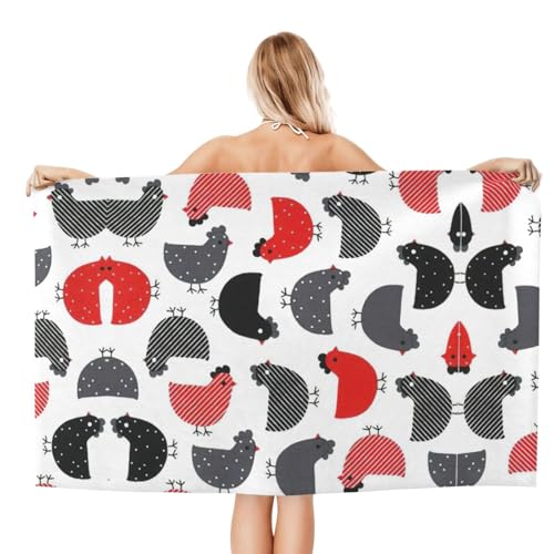 Serviette bain microfibre douce finis les frissons douche - 3