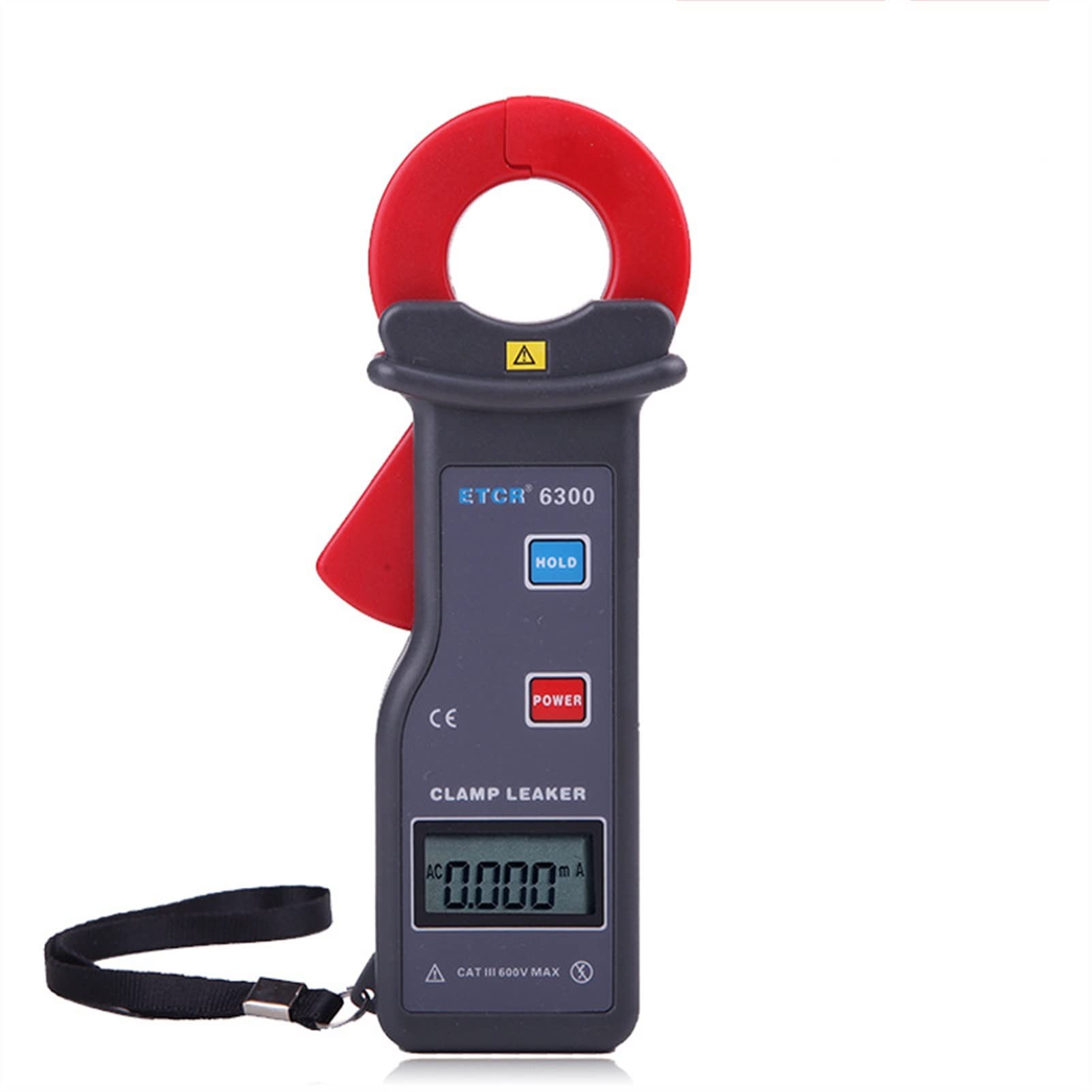 Medidor de pinzas medidor de corriente medidor de fugas medición de corriente DC/AC Medición de la abrazadera digital de medición actual ETCR6300 para una medición precisa