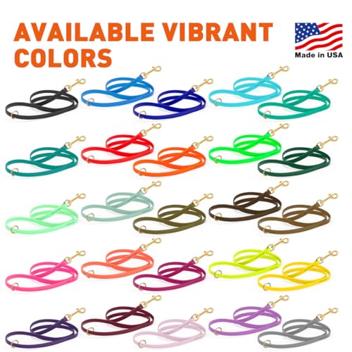 Viper Biothane Working Lead for Dogs 6ft Black - Image 4