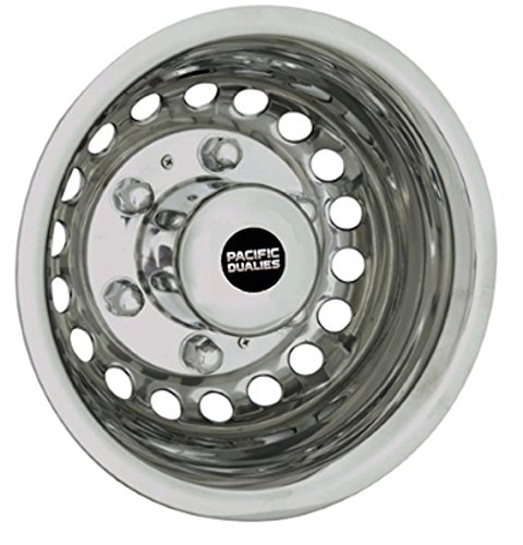 Pacific Dualies 44-1608A Polished 16 inch 6 Lug Stainless Steel Wheel Simulator Kit for 2012-2019 Ford Transit Bus, 2012-2019 Dodge, Mercedes and Freightliner Sprinter Van by Pacific Dualies - Image 2