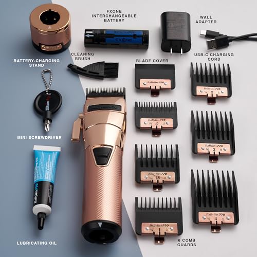 Image of BaBylissPRO FXONE Professional Cordless Clipper - Beard Trimmer for Men, Professional Stylist & Barber Clippers