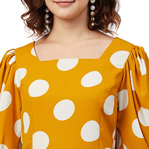 Image of Marie Claire Women's Polyester A-Line Midi Casual Dress