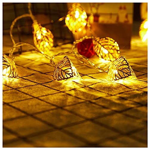 Guirlande lumineuse fer forgé à piles pour déco sans prise murale