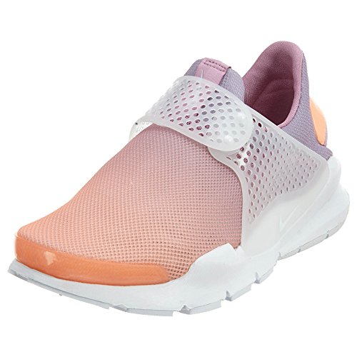 Nike WMNS Sock Dart Br, Les Formateurs Femme, Multicolore (Sunset Glow/White/Orchid/Glacier Blue), 36.5 EU