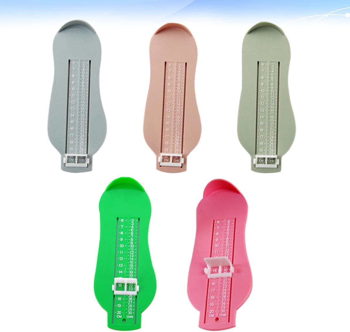 5pcs Shoe Size Measurement Foot Gauge for ABS Measuring Device