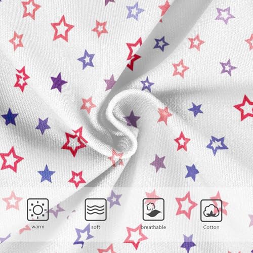 Joisal Pattern Toddlers Underwear Floral 2t Cotton Girl Panties Cute Red Blue Stars White Undies Kids Briefs3